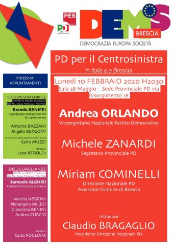 Pd per il centro sinistra - 10 01 2020